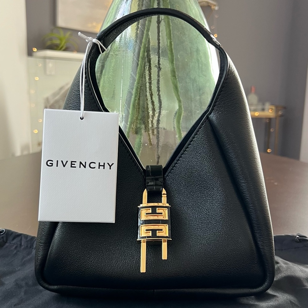NWT AUTHENTIC Givenchy G-Hobo Mini Leather Hobo Bag.